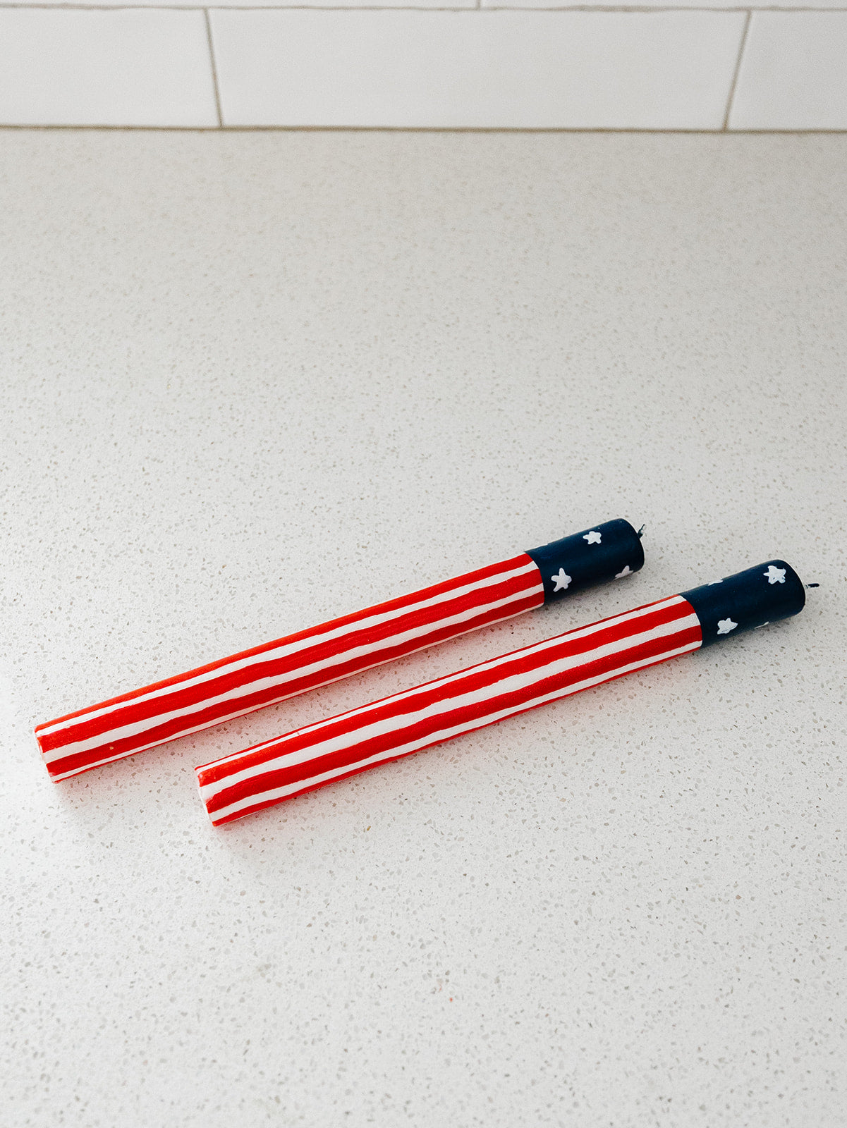 Star Spangled Banner Taper Candle - 2 Styles