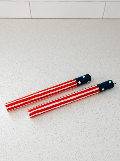 Star Spangled Banner Taper Candle - 2 Styles