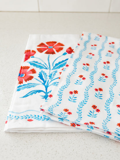 American Holiday Dish Towels - Set of 2