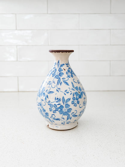 Blue Floral Vases - 3 Styles