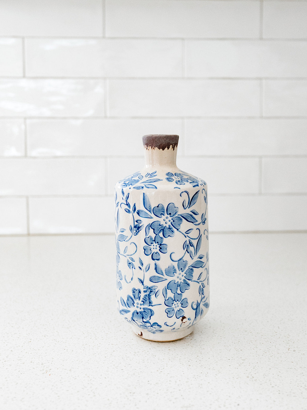 Blue Floral Vases - 3 Styles