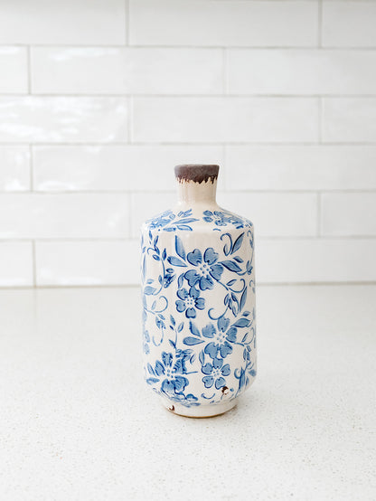 Blue Floral Vases - 3 Styles