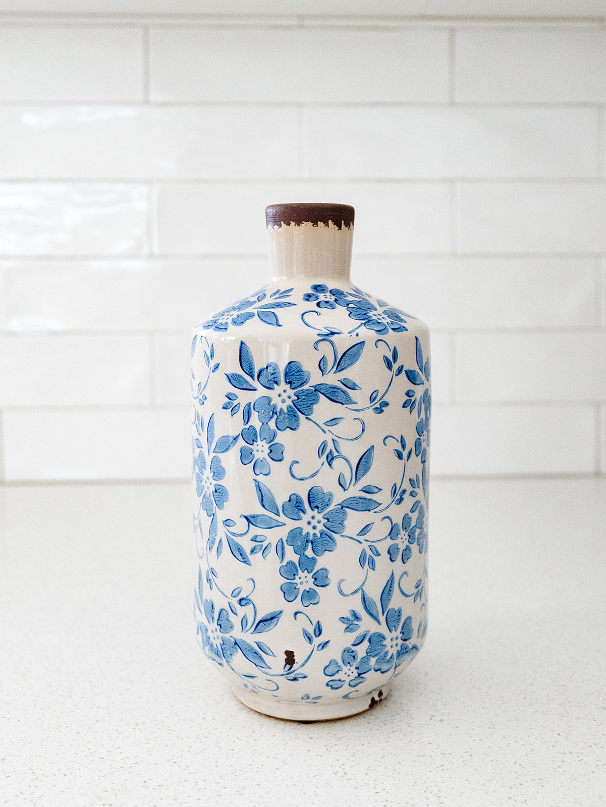 Blue Floral Vases - 3 Styles