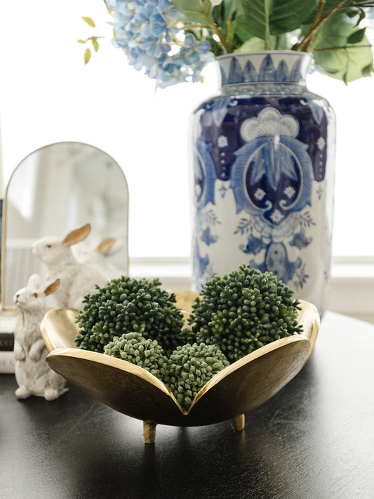 Brass Flower Shaped Bowl