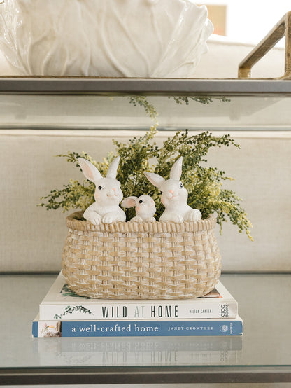 Basket with Easter Bunny - 2 Sizes