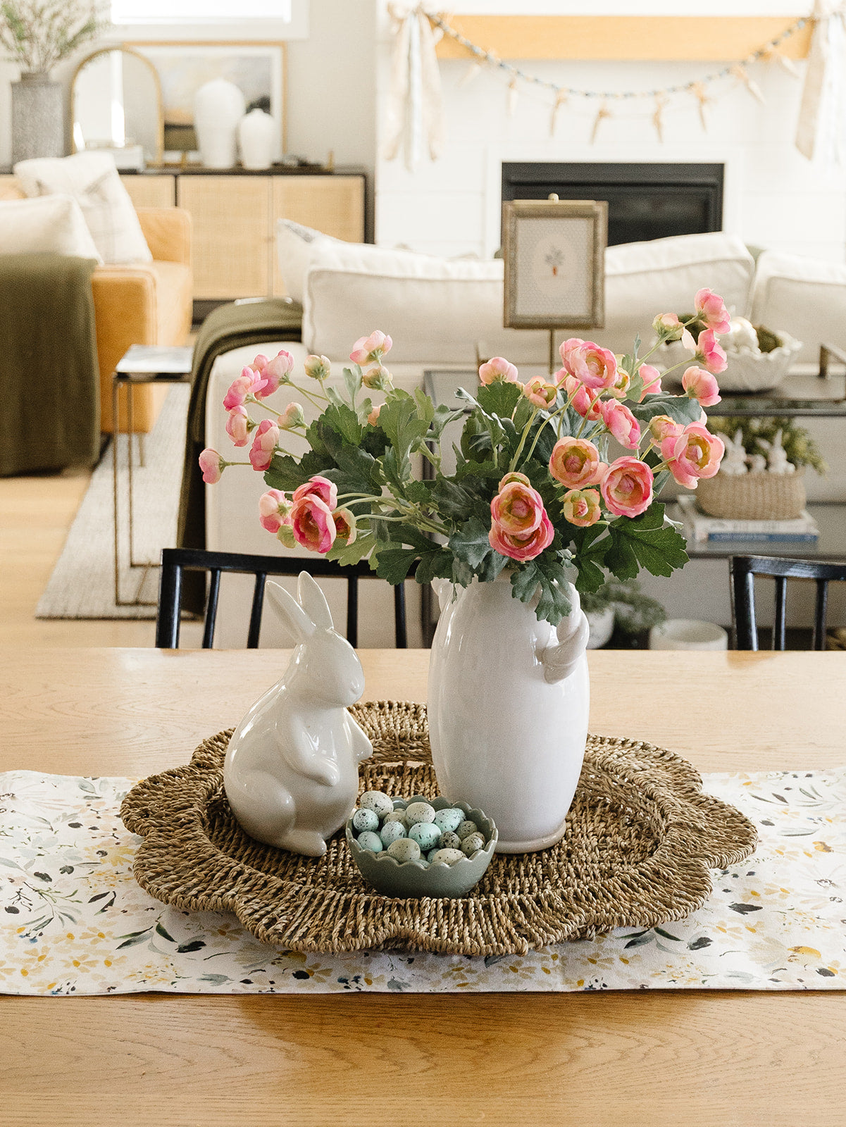 Perky Rabbit Figurine