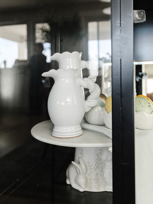 Twisted Handled Pitcher Vase - 3 Sizes