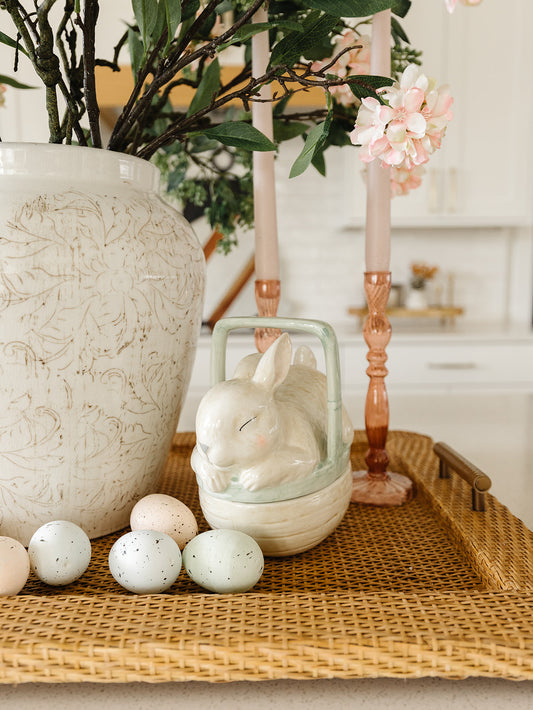 Bunny Basket Container with Lid