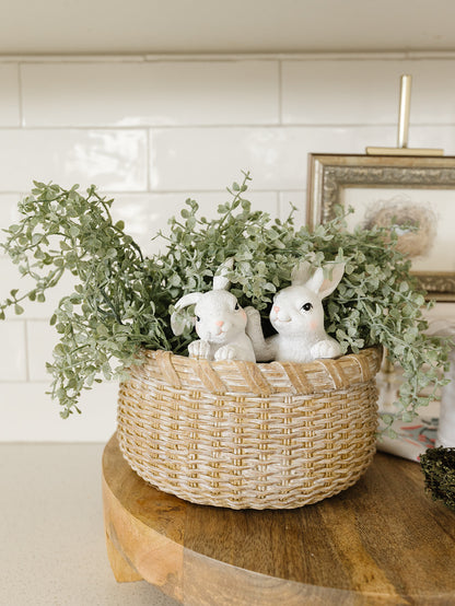 Basket with Easter Bunny - 2 Sizes