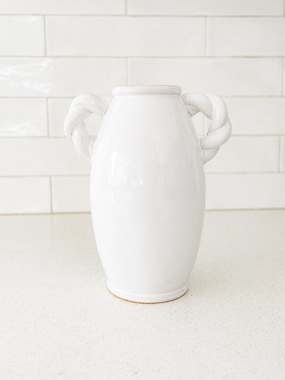 Twisted Vase with Handles