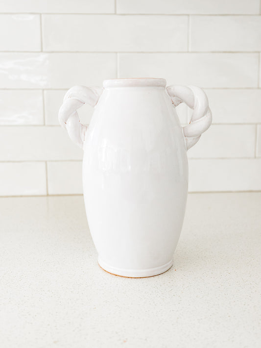 Twisted Vase with Handles