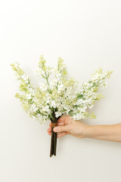 Cream Lilac Bundle - 15.5" - SINGLE STEM (professional photos show a bundle together of 6) ￼