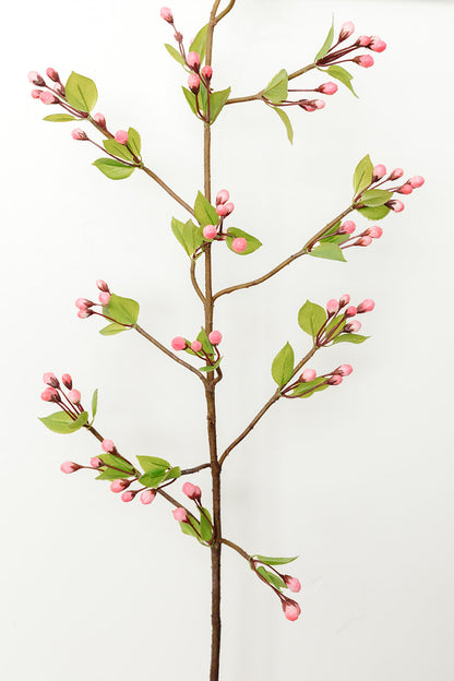 Pink Blossom Bud Spray - 44"