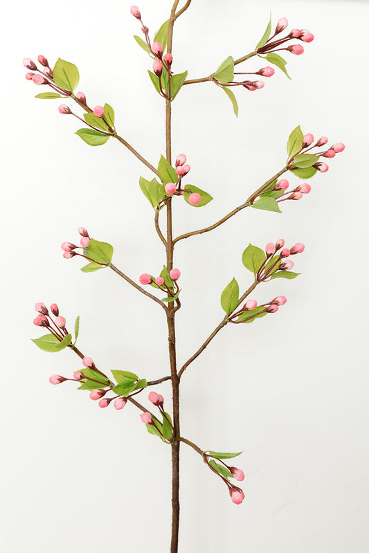 Pink Blossom Bud Spray - 44"