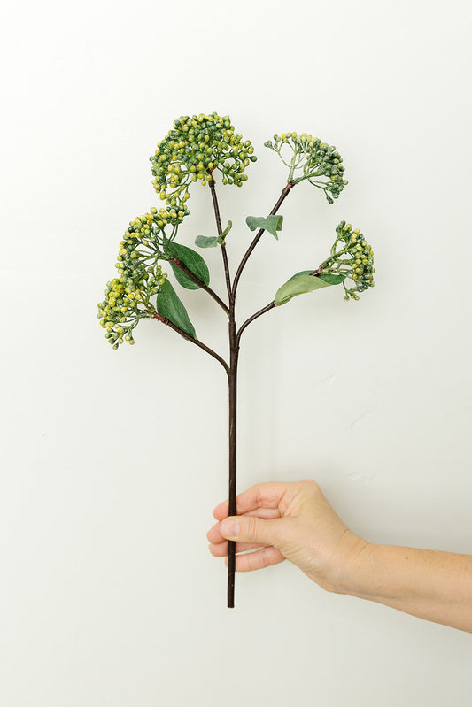 Green Sedum Spray - 16.5"