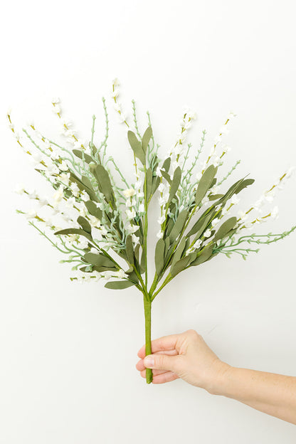 White Lavender Bush - 19"