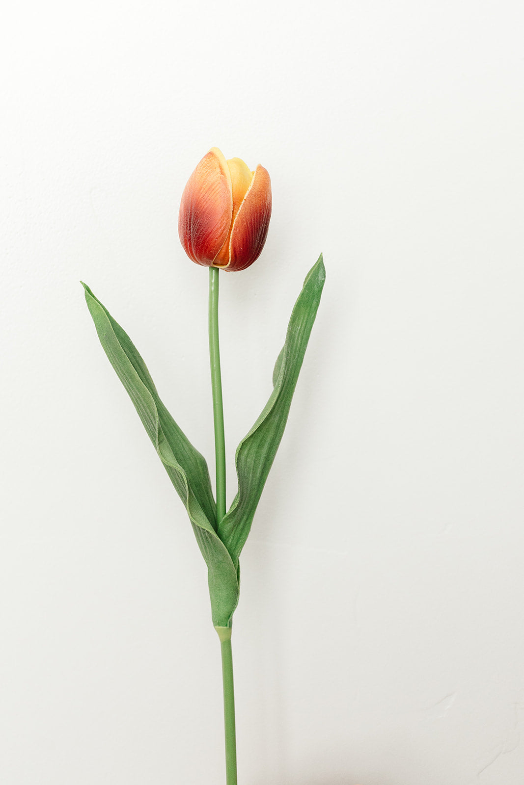 Orange and Yellow Real Touch Tulip Stem - 18.5"