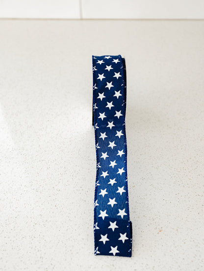 Liberty Navy and Stars Ribbon