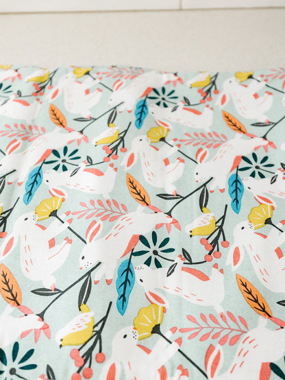 Folk Art Bunny Table Runner