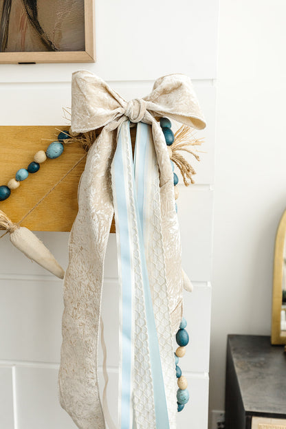 Fireplace Ribbon Bundle 28"- 5 pieces of ribbon bundled (ribbon bundle & bow only)