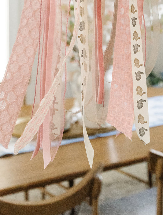 Mirror Ribbon Bundle 22" - 5 pieces bundled (ribbon bundle & bow only)