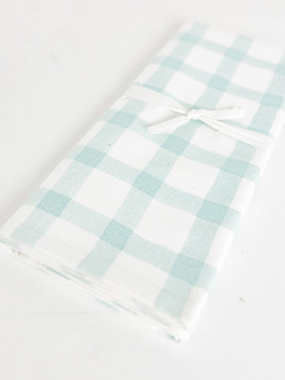 Painted Mist Grid Table Runner - 72"