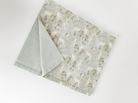 Mist Frolicking Bunnies Runner - 72"