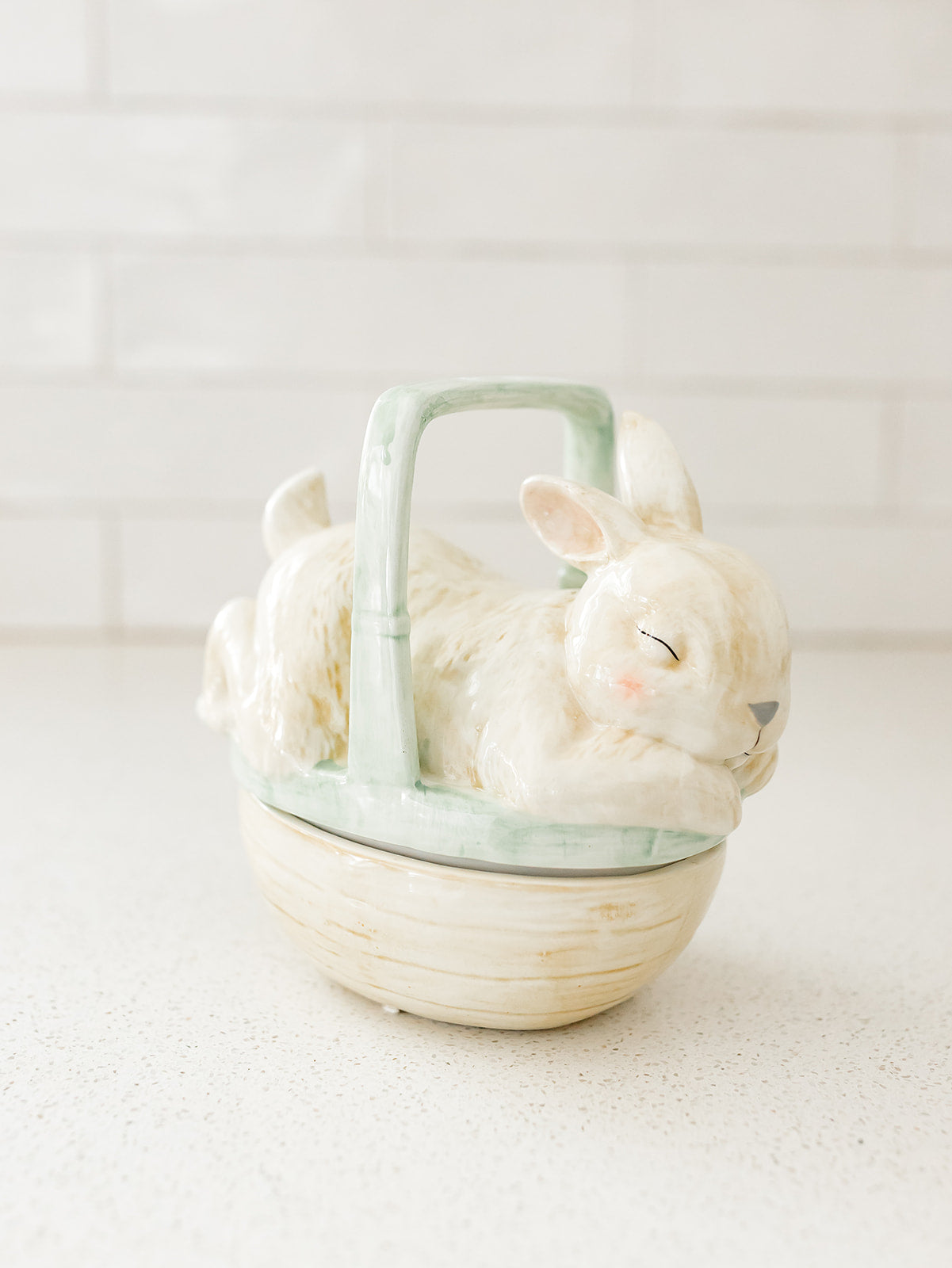 Bunny Basket Container with Lid