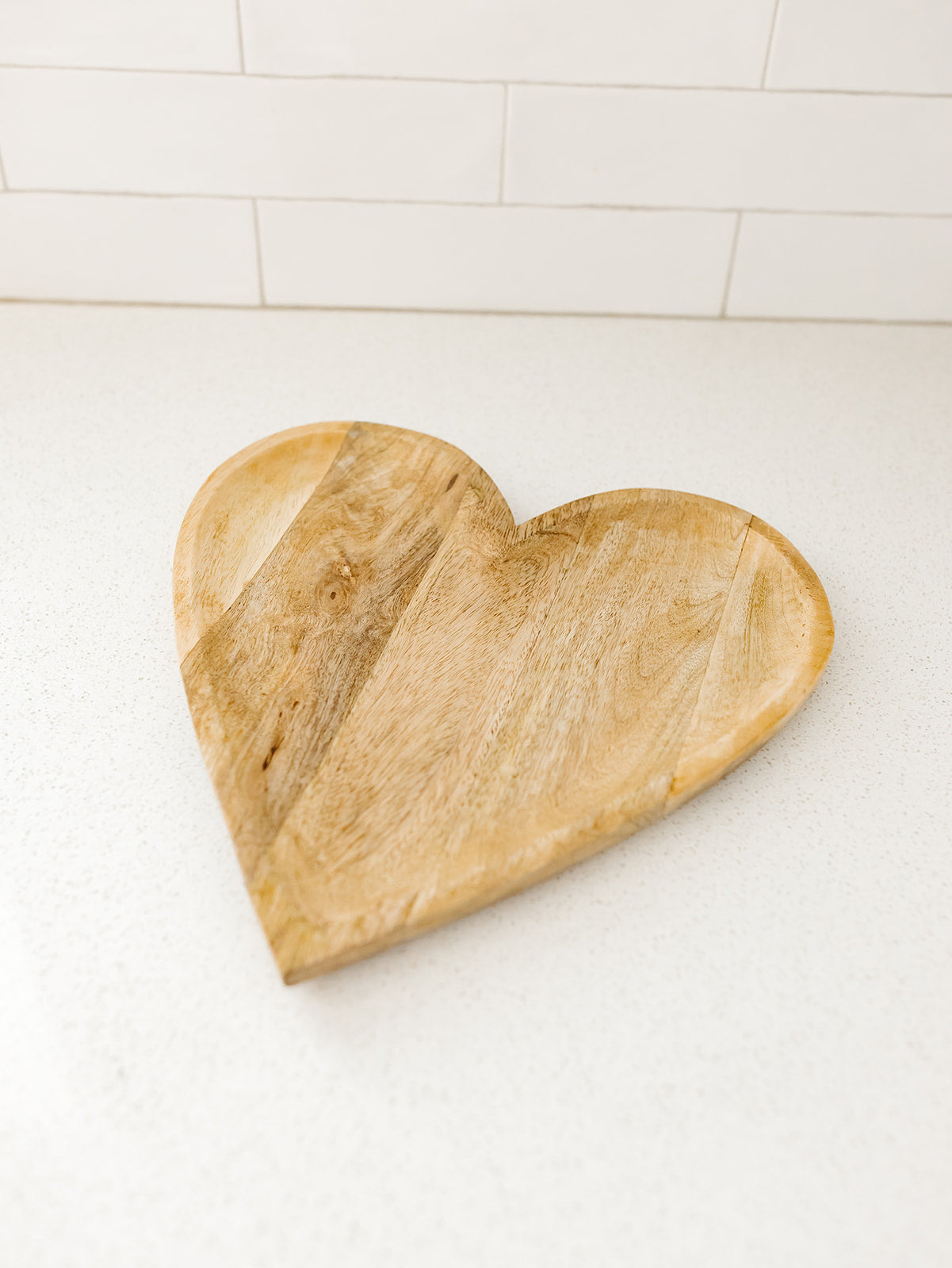 Mango Wood Heart Tray