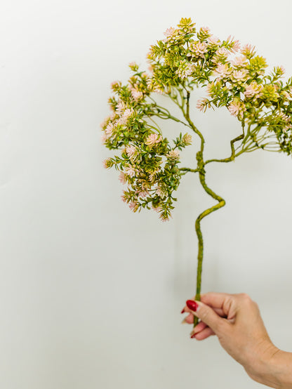Pink Sedum Spray - 18"