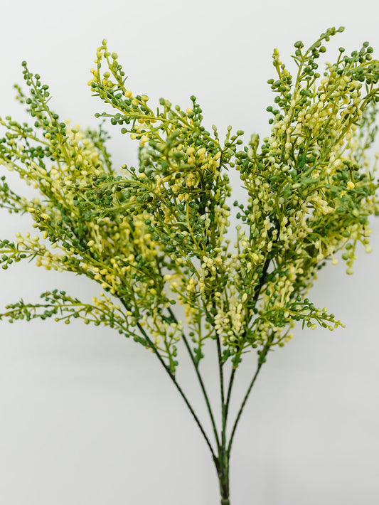 Soft Sedum Cream and Green Bush - 18"