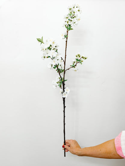 Cream Cherry Blossom Spray - 36"