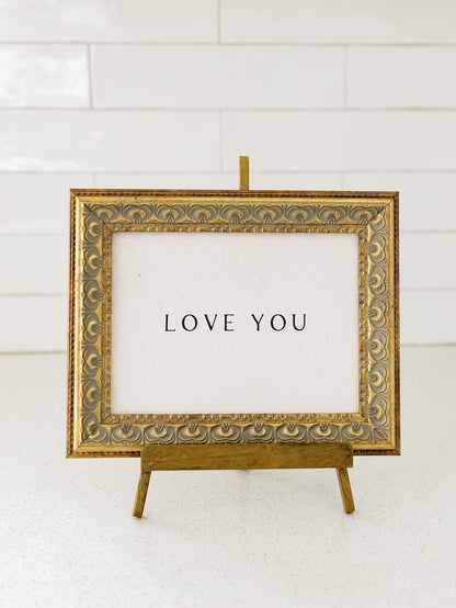 I Love You Framed Art
