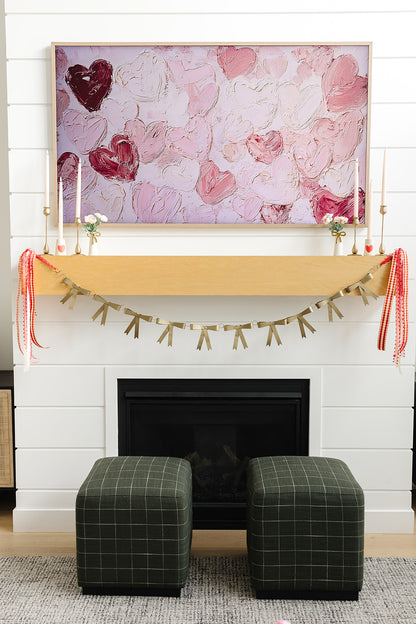 Brass Bow Garland