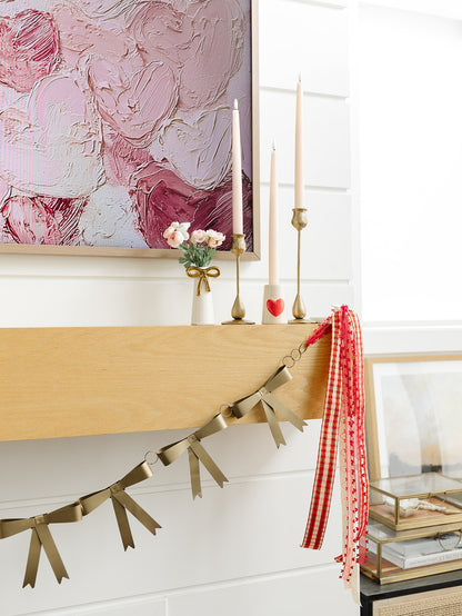 Brass Bow Garland
