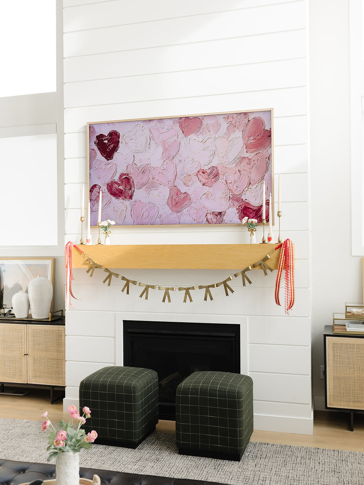 Brass Bow Garland