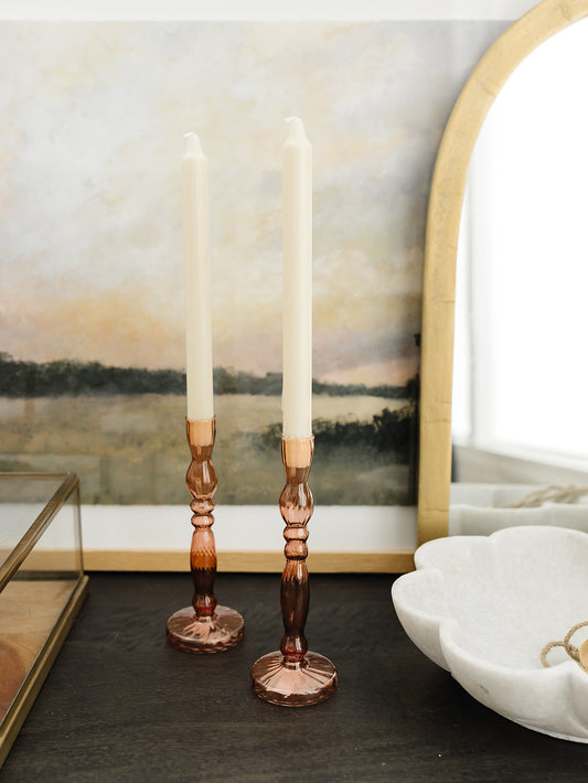 Raywood Pink Candlestick