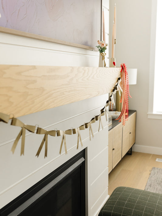 Brass Bow Garland
