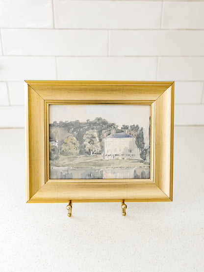 Chateau on the River Framed Art - 2 Sizes