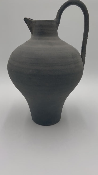 Raven Pitcher Vase