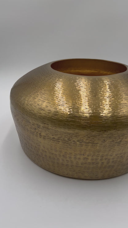 Textured Gold Vase - 2 sizes